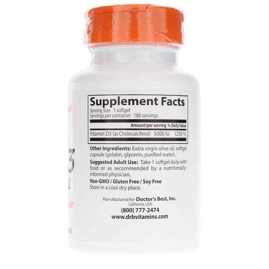 Vitamin D3 5000 IU, DRB
